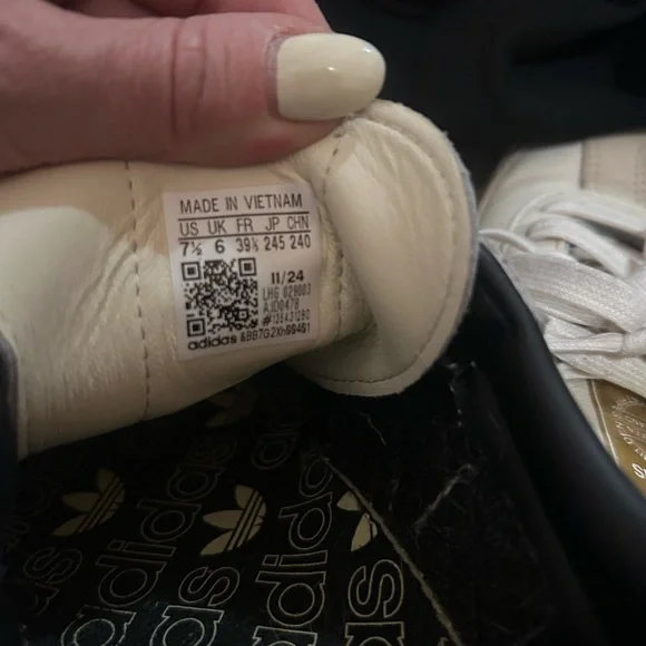 Adidas Samba cream white/core black size 8 - Picture 12 of 12